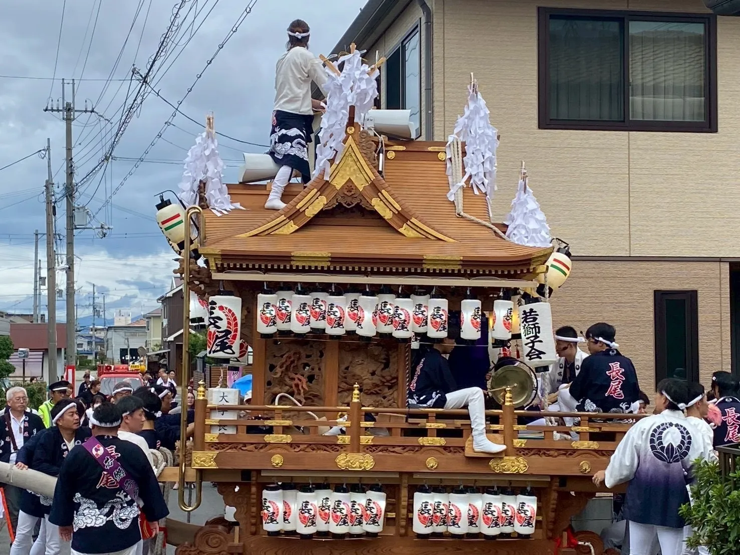 地元のだんじり祭りにお邪魔させて頂きました