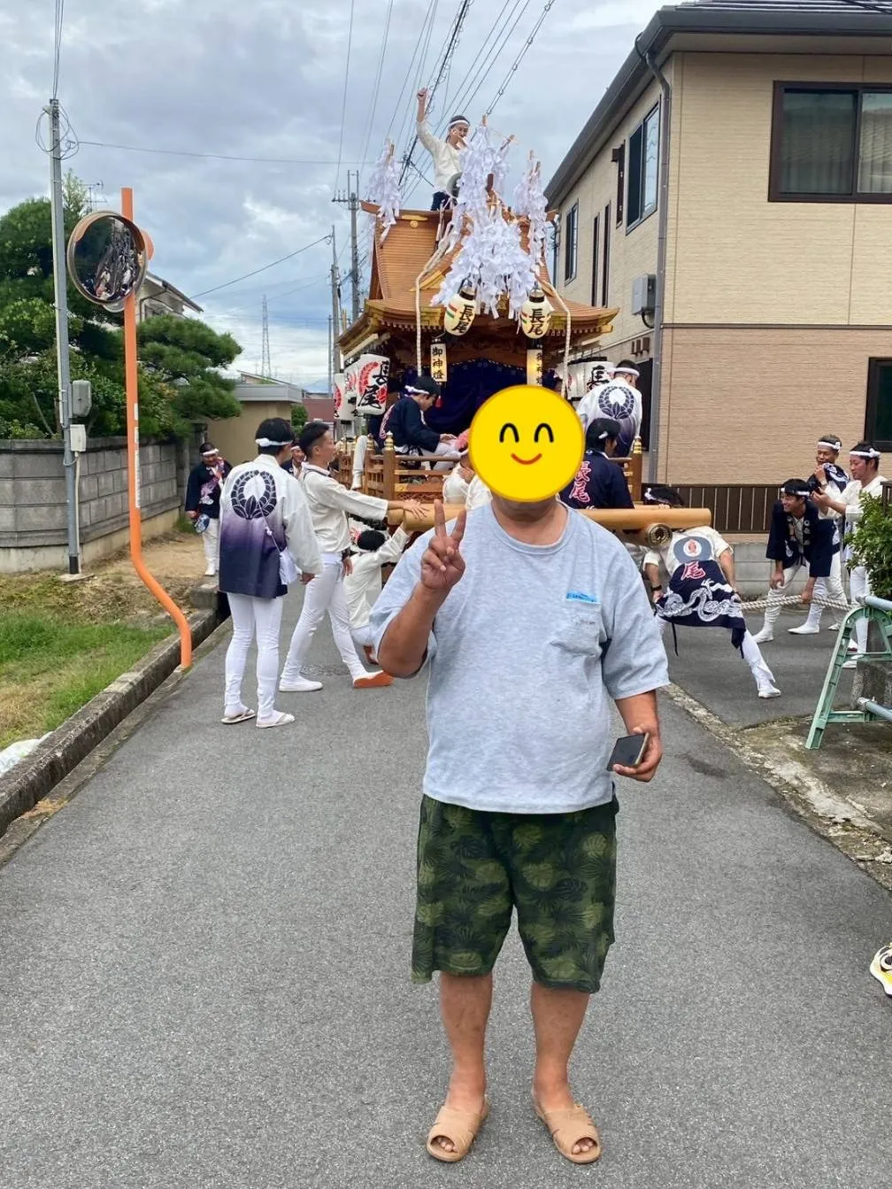 地元のだんじり祭りにお邪魔させて頂きました